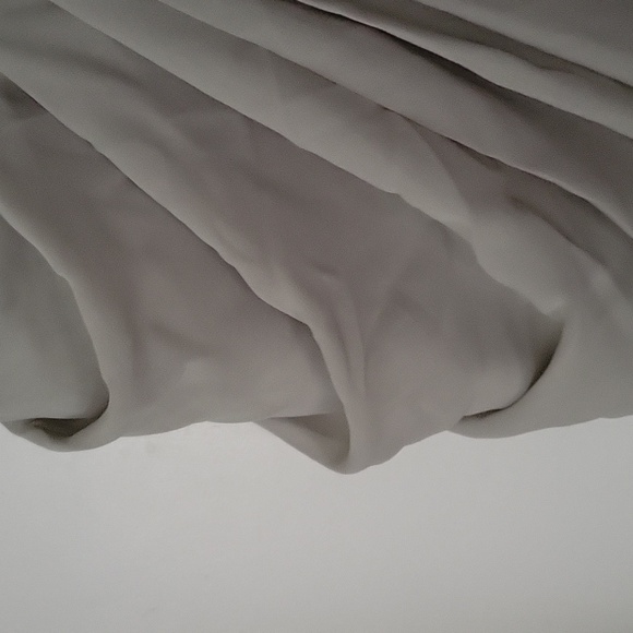 Happy Wedding Gown Gray Green Front Slit Adjustable Laced Back Fully Lined New - Picture 4 of 16